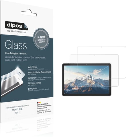 dipos – 2x Matte Pantserfolie geschikt voor MENTUME K302 | 9H Screenprotector