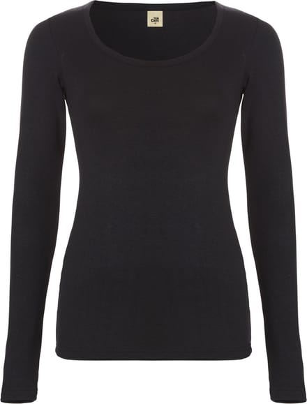 Ten Cate thermo long sleeve zwart voor Dames | Maat M