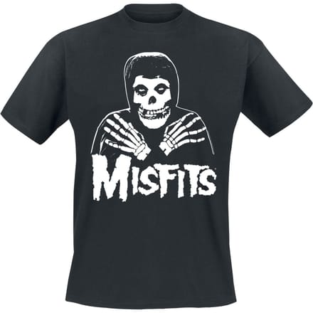 Misfits T-shirt - Misfits Skull - S tot 4XL - voor Mannen - zwart