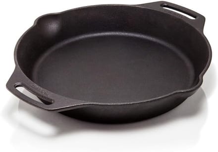 Gietijzeren Vuurpan 30 cm met 2 Handgrepen voor Traditioneel Koken