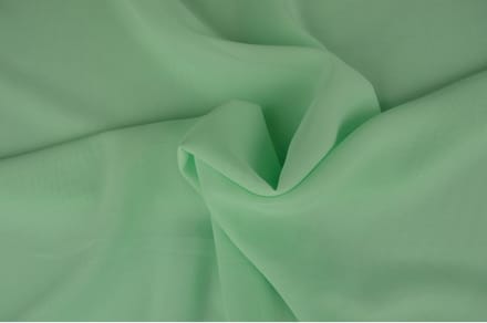Chiffon stof - Licht mint - 1 meter - Per meter - 150cm breed