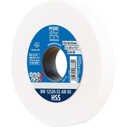 PFERD - Slijpsteen voor het scherpen van HSS-boren - BW 12520-32 AW 80 HSS