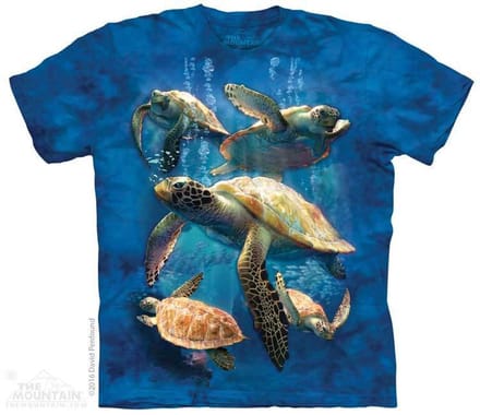 T-shirt Sea Turtle Family M