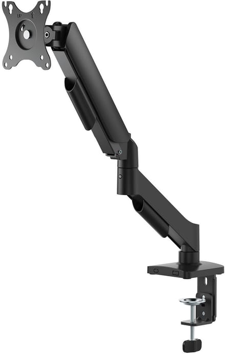 AV:Link enkele monitorarm met gasveer en USB-hub 17-32 inch VESA 75 en 100 tot 9 kg