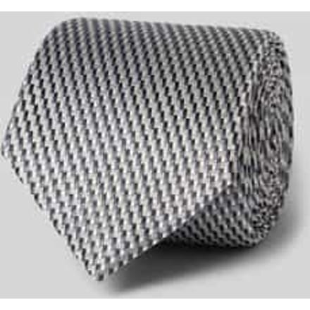 Zijden stropdas in all-over look (7 cm)