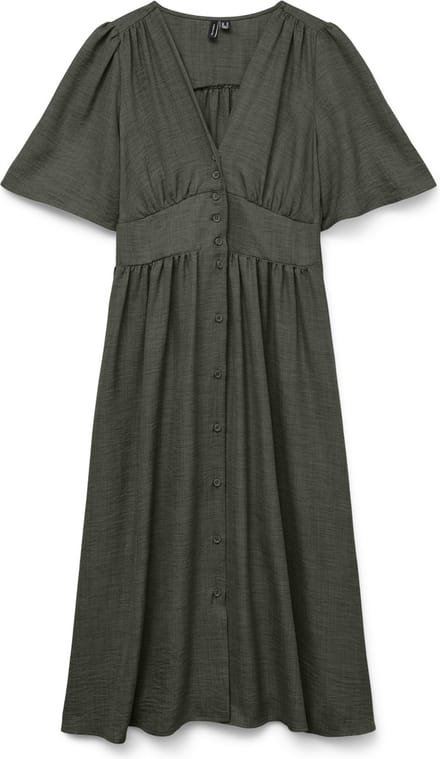 VERO MODA - VMMELANEY 2/4 BLK DRESS WVN NOOS - Dames - Mini jurken