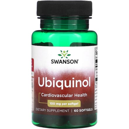 Ubiquinol, 100 mg, 60 zachte capsules