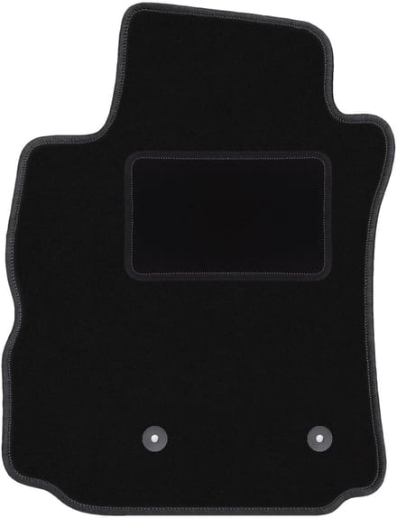 Bestuurdersmat zwart voor: Renault Modus minivan (2004-2012)