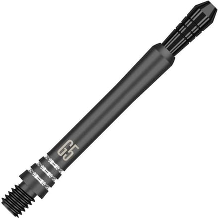 Black Titanium Dartpijlschachten Set - Sterk & Gripvast