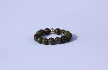 Bixorp Gems Edelsteen Ring van Unakiet - 4mm Kralen Ring - Cadeau voor haar