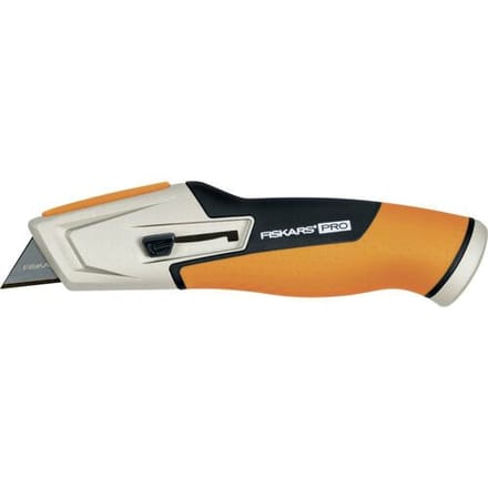 Fiskars CarbonMax - Universeel Mes - Inklapbaar Mes - Ergonomische Handgreep - Roesvrij Staal