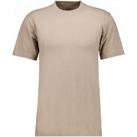 Ragman T-Shirt Uni Round Neck Single Jersey Walnut / male