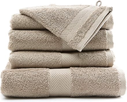 Casilin Royal Touch - Hotel Kwaliteit - Badhanddoek - Linen - 50 x 100 cm - Set van 3