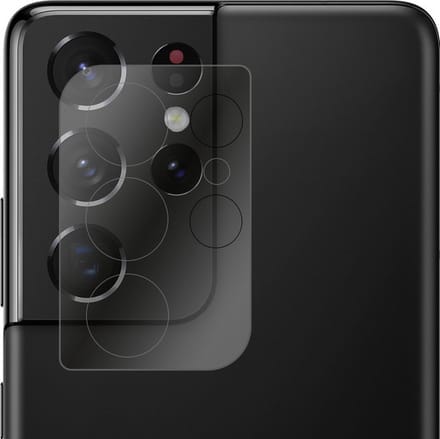 Camera Lens Protector - Geschikt voor Samsung Galaxy S21 Ultra - Extra Sterk - Gehard Glas - Camera Screenprotector - Beschermglas - Tempered Glass - Screen Protector