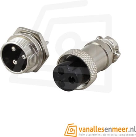 GX16-3 CONNECTOR, 3 PINS