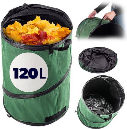 Tuin afvalzakoplaats zak met handgrepen 120 L