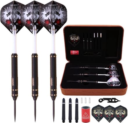 Dragon Series 23g Darts met Luxe Etui - Stalen Darts voor het Perfecte Spel