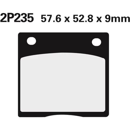 Semimetalen remblok Nissin 235NS