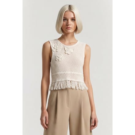 & Other Stories Neil Top White Größe: S | Tanktops Outlet | Damen | Weiß
