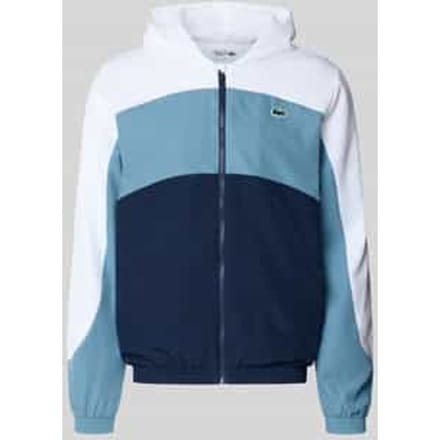 Regular fit trainingsjack met logopatch