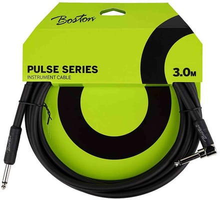 Boston GCP-30A Pulse Series Gitaarkabel Recht-Haaks 3 Meter