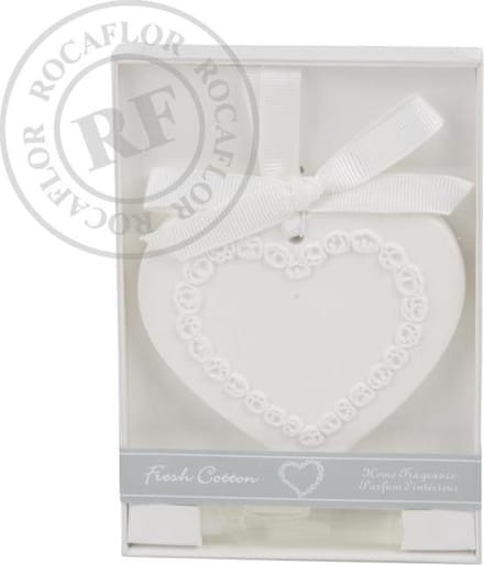 Fresh Cotton Scented Ornament Heart  in giftbox