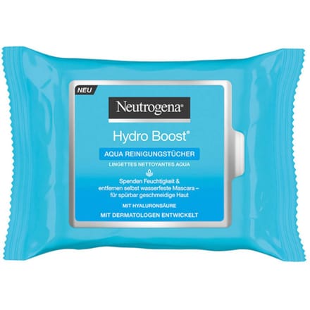 Neutrogena® Hydro Boost Reinigende Doekjes | Met Hyaluronzuur 25