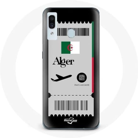 Coque pour Samsung Galaxy A20 Billet d'avion Alger