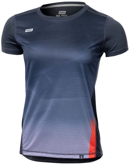 42k Running Wave T-shirt Met Korte Mouwen Blauw L Vrouw