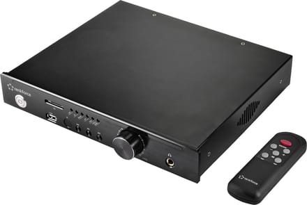 Renkforce - RF-WAM-500 Stereo versterker 2 x 100 W Aluminium - Zwart