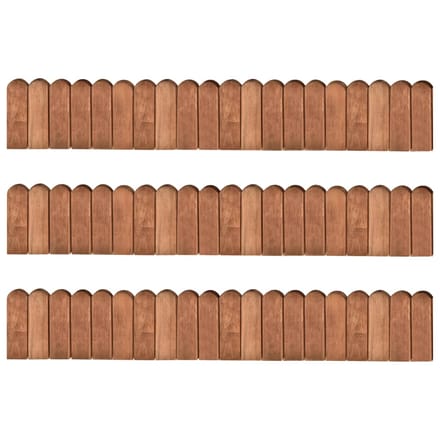 vidaXL - Gazonranden - 3 - st - 120 - cm - geïmpregneerd - grenenhout