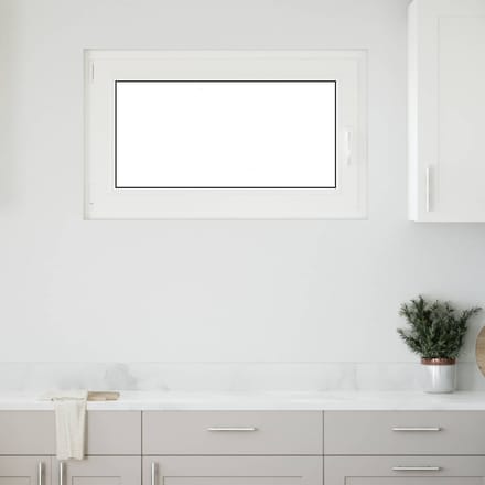vidaXL - Kleur - binnenkant - kelderraam - Wit - RISOR - 100 - x - 60 - cm