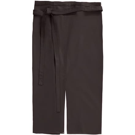 CG Workwear Milano Volledig schort met split aan de voorkant (Chocolade)