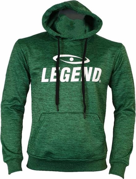 Legend Sports Logo Hoodie Groen Maat M