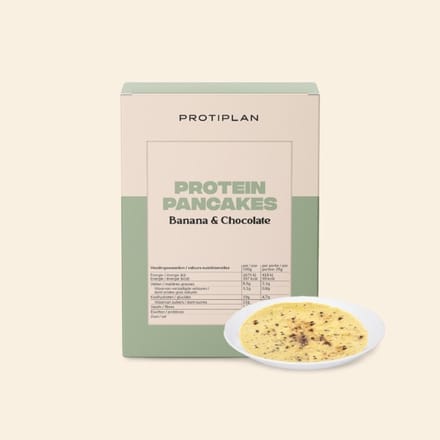 Protiplan - Proteïne Pannenkoeken Banaan Chocolade - 7 x 25 g - Eiwitrijk - Koolhydraatverlaagd