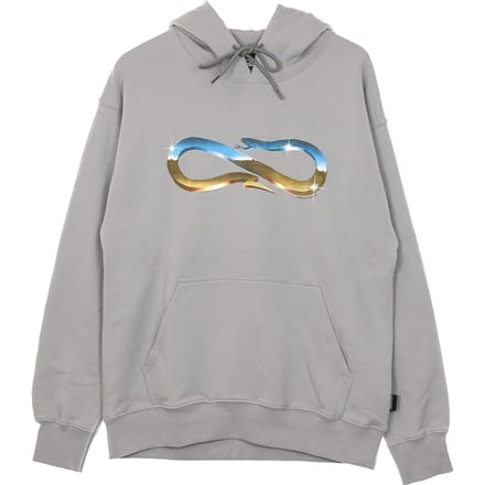 Lichtgewicht herensweatshirt met capuchon Logo Desert Hoodie grijs