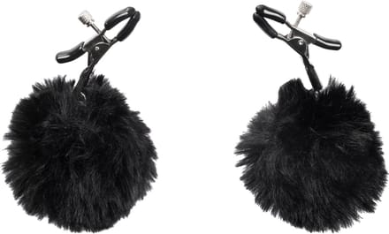 Rimba - Tepelklemmen met Pompons - Zwart