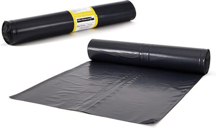 Perfetto 0358A afvalzak 130 l Zwart 10 stuk(s)