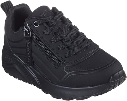 Skechers Kids Uno Lite - Easy Zip Sneaker 310387L BBK zwart