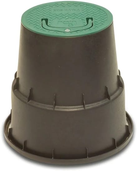 Rain Hydrantput rond PP zwart/groen