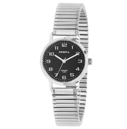Prisma Stainless Steel Sapphire Dameshorloge P.1758