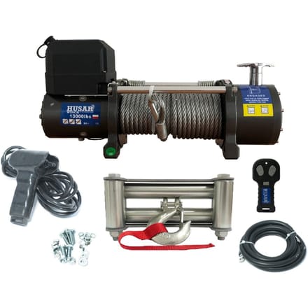 Kabellier voor montages en speciale voertuigen HUSAR WINCH BSTS13000LBS12V