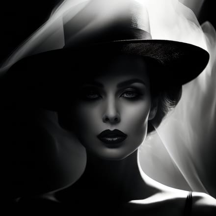 SHADOW LADY: plexiglas 60x80cm