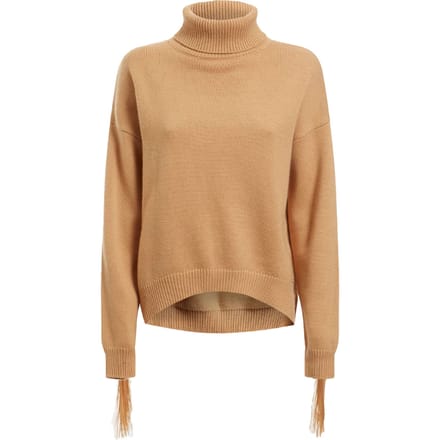 Guess - Leonie Roll Neck Ls Sweater G197 Khaki Tan W2BR32 Z2WX0