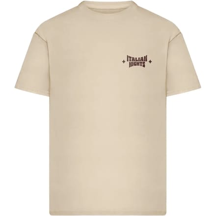 Mister Tee - Italian Nights Oversize Heren Tshirt - L - Creme