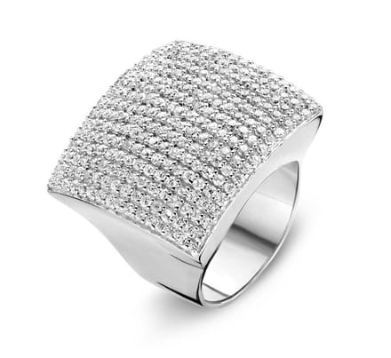 Orphelia Ring Pavé Zirconium Zilver 925 R-3682/52