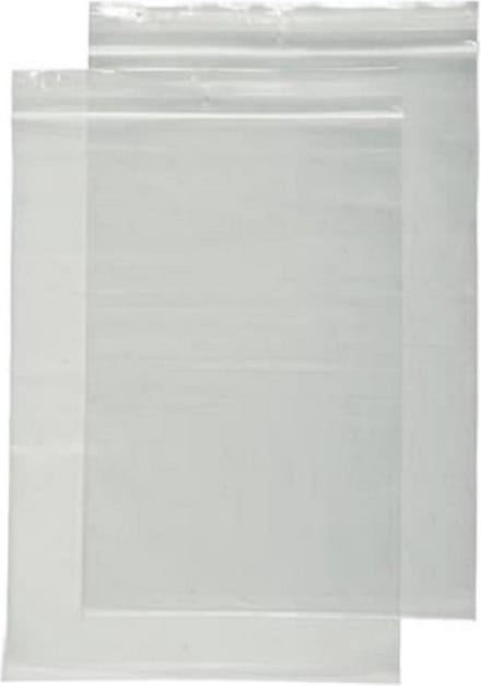 Hersluitbare Sluitgrip zakjes  23 x 32 cm Transparant 1000 stuks