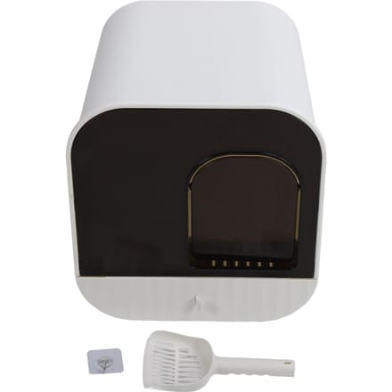 Gesloten Kattenbak Geurbeheersing Groot Overdekt Kittenbak Lade Type Kattentoilet met white