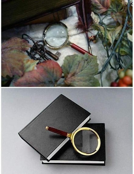 Hand Sieraad Vergrootglas - Leesloep Vergrootglas - Krant Lezen - Glazen Lens - 90 mm - Niet gespecificeerd