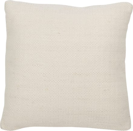 J-Line kussen Geweven - wol - creme - small